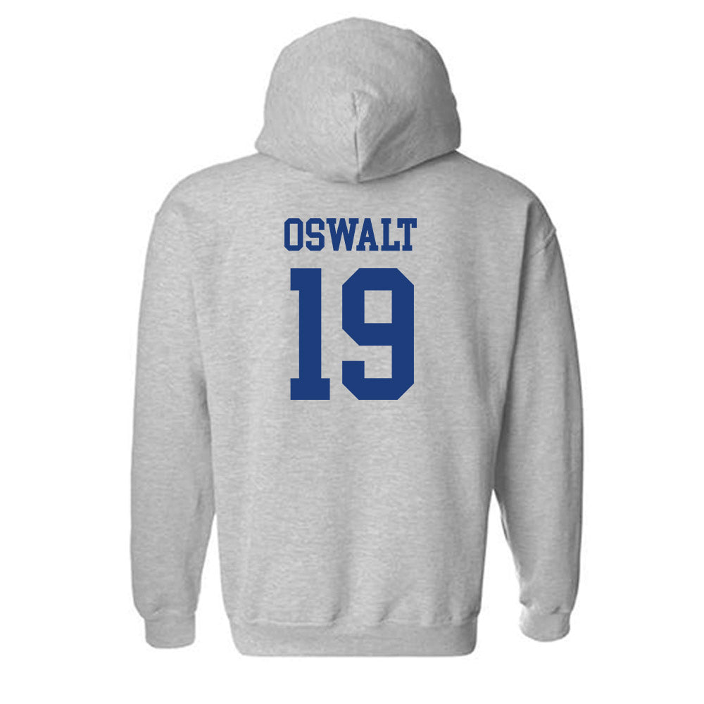 Memphis - NCAA Baseball : Davis Oswalt - Classic Shersey Hooded Sweatshirt-1