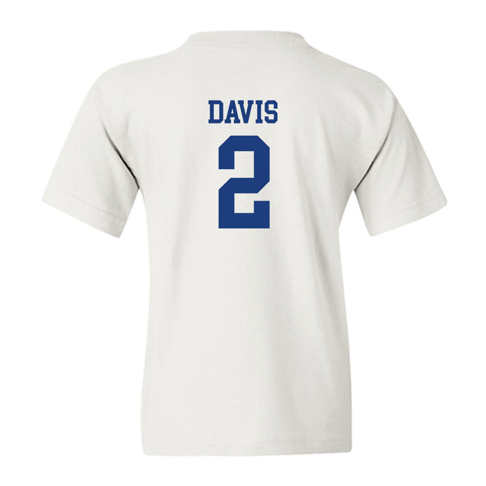 Memphis - NCAA Men's Basketball : Zach Davis - Classic Shersey Youth T-Shirt-1