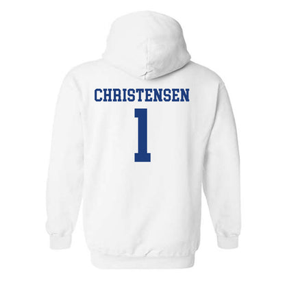 Memphis - NCAA Men's Soccer : Mathias Christensen - Classic Shersey Hooded Sweatshirt-1