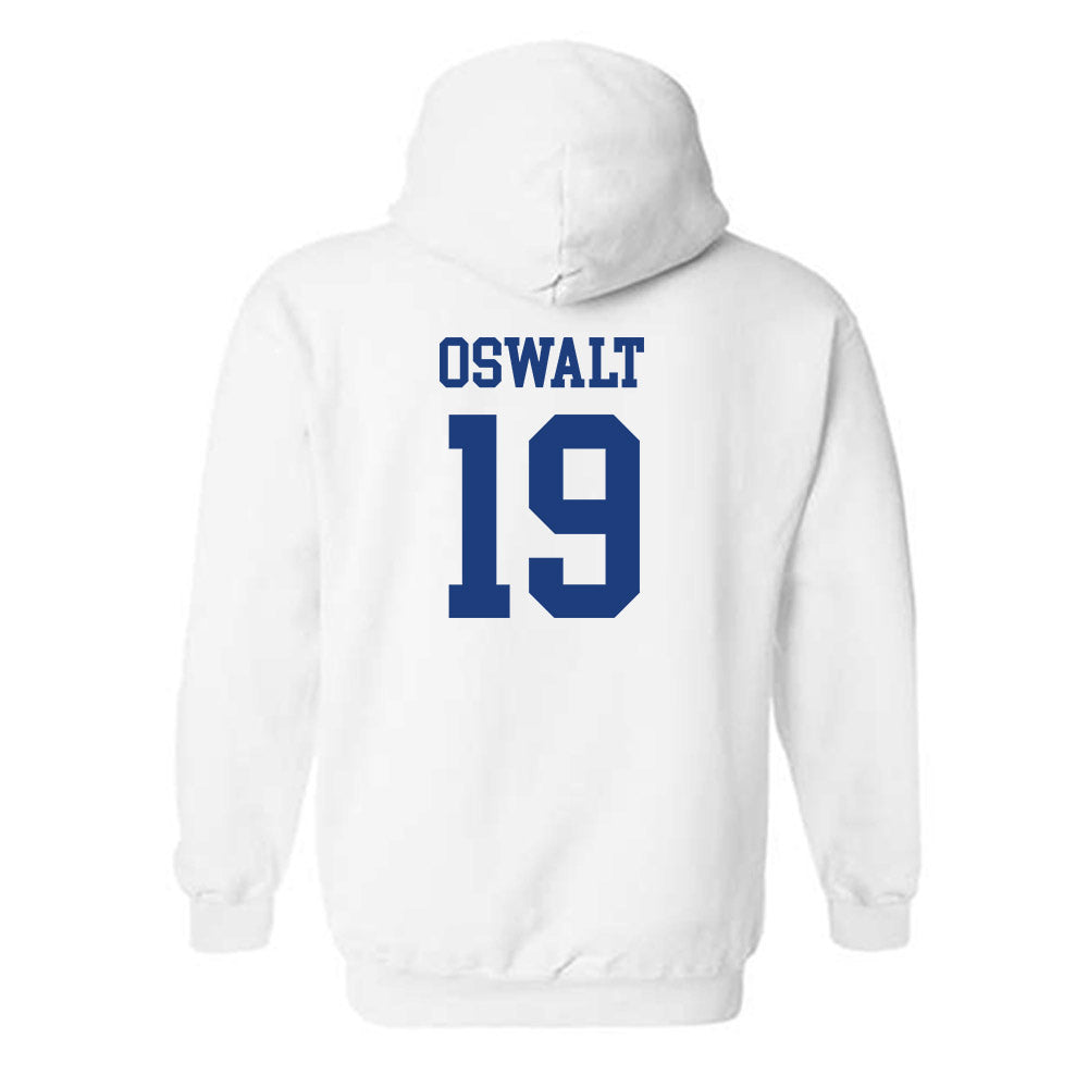 Memphis - NCAA Baseball : Davis Oswalt - Classic Shersey Hooded Sweatshirt-1