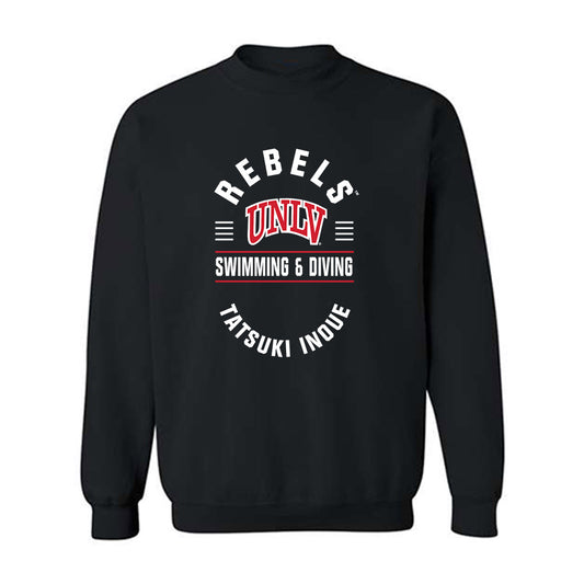 UNLV - NCAA Men's Swimming & Diving : Tatsuki Inoue - Classic Fashion Shersey Crewneck Sweatshirt-0