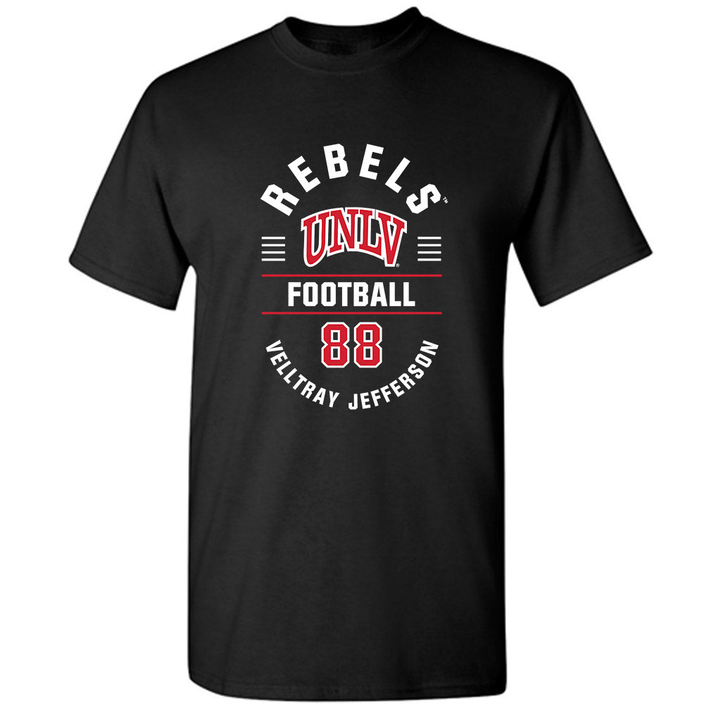 UNLV - NCAA Football : Velltray Jefferson - Classic Fashion Shersey T-Shirt-0