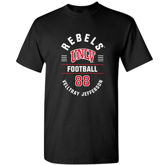 UNLV - NCAA Football : Velltray Jefferson - Classic Fashion Shersey T-Shirt-0