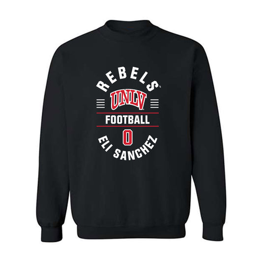 UNLV - NCAA Football : Eli Sanchez - Classic Fashion Shersey Crewneck Sweatshirt-0