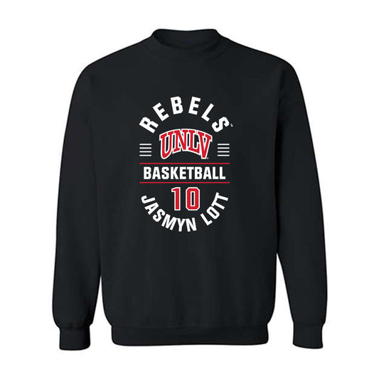 UNLV - NCAA Women's Basketball : Jasmyn Lott - Classic Fashion Shersey Crewneck Sweatshirt-0