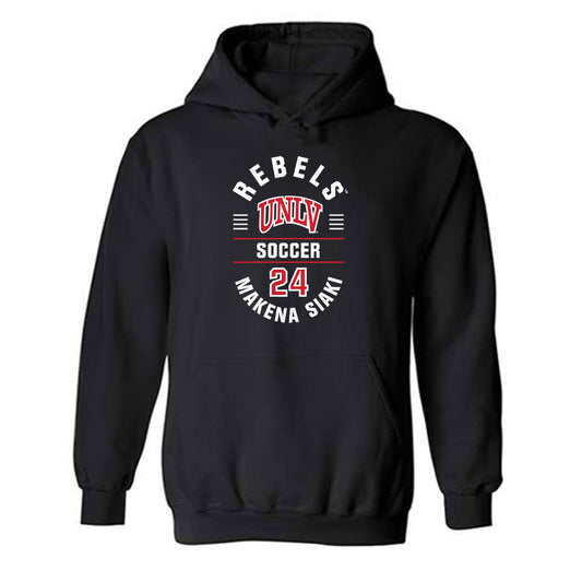 UNLV - NCAA Women's Soccer : Makena Siaki - Classic Fashion Shersey Hooded Sweatshirt-0