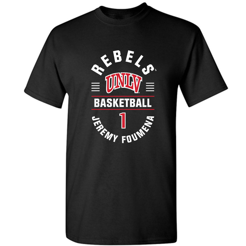 UNLV - NCAA Men's Basketball : Jeremy Foumena - Classic Fashion Shersey T-Shirt-0
