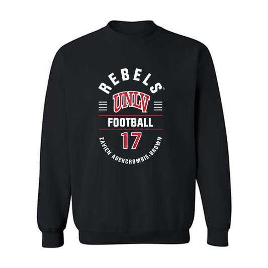 UNLV - NCAA Football : Zavien Abercrombie-Brown - Classic Fashion Shersey Crewneck Sweatshirt-0