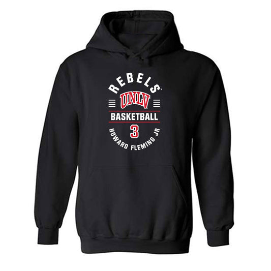 UNLV - NCAA Men's Basketball : Howard Fleming Jr - Classic Fashion Shersey Hooded Sweatshirt-0