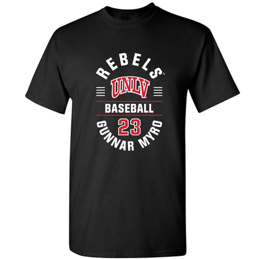UNLV - NCAA Baseball : Gunnar Myro - Classic Fashion Shersey T-Shirt-0