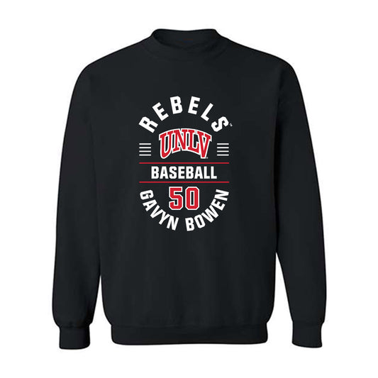 UNLV - NCAA Baseball : Gavyn Bowen - Classic Fashion Shersey Crewneck Sweatshirt-0