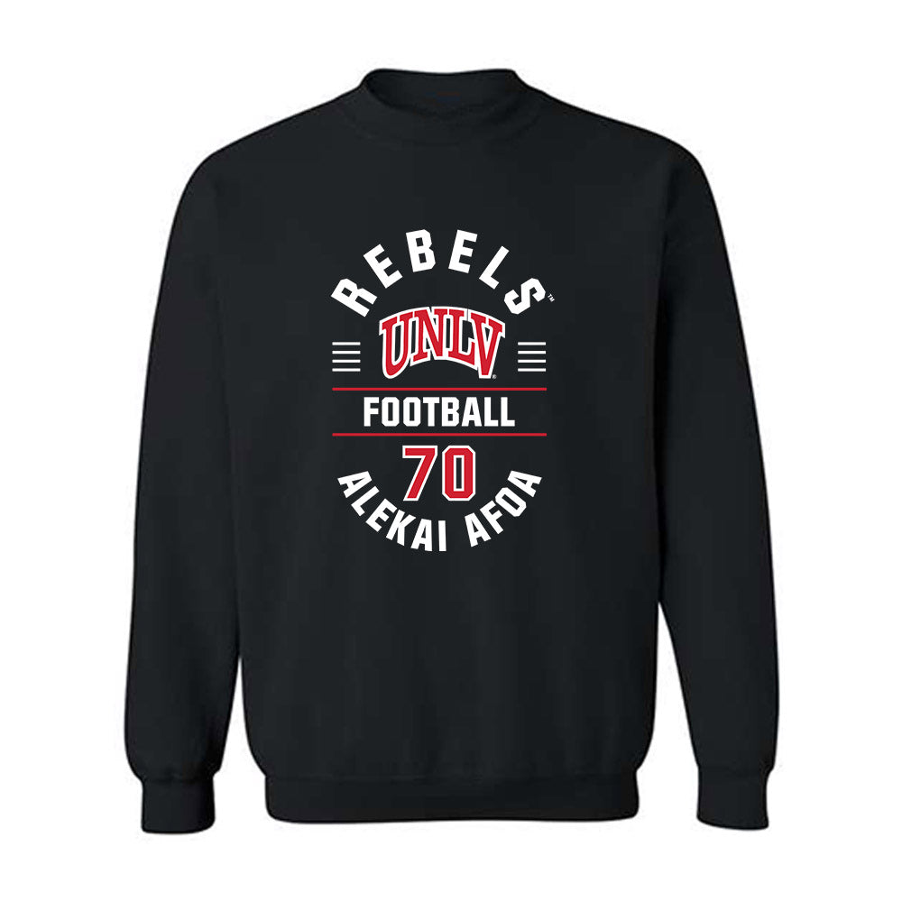 UNLV - NCAA Football : Alekai Afoa - Classic Fashion Shersey Crewneck Sweatshirt-0