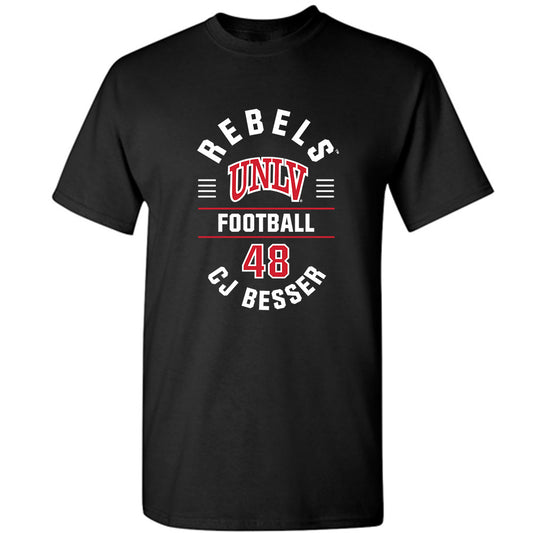 UNLV - NCAA Football : CJ BESSER - Classic Fashion Shersey T-Shirt-0