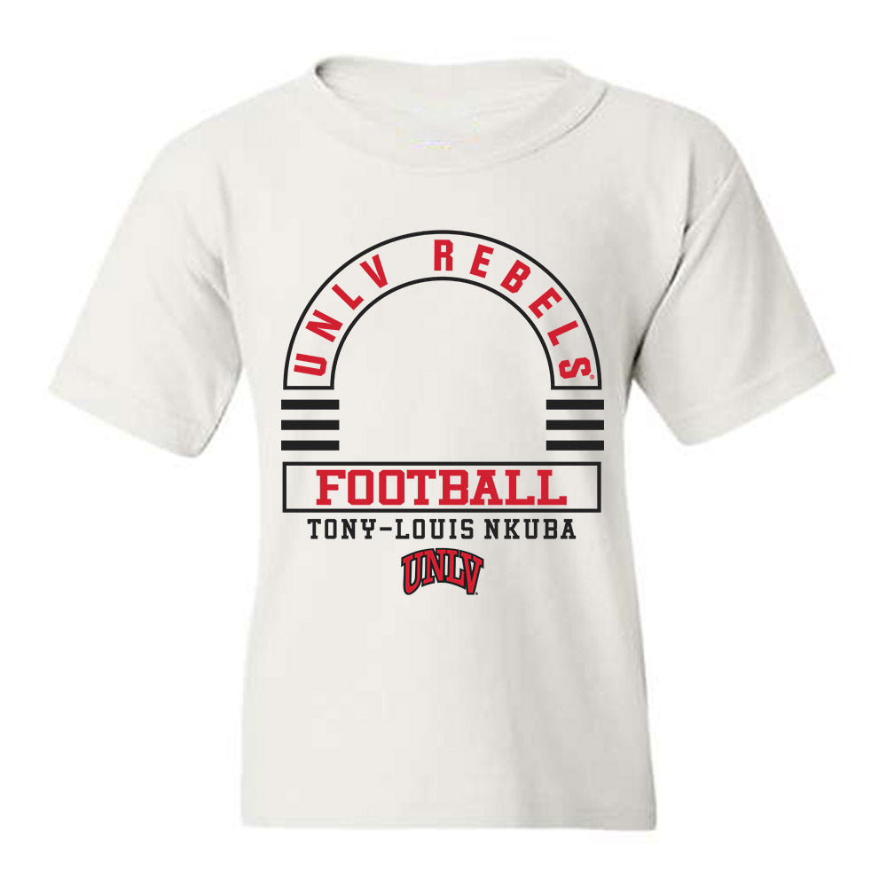 UNLV - NCAA Football : Tony-Louis Nkuba - Classic Fashion Shersey Youth T-Shirt-0