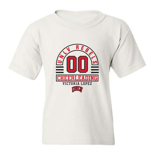 UNLV - NCAA Cheerleading : Victoria Lopez - Classic Fashion Shersey Youth T-Shirt-0