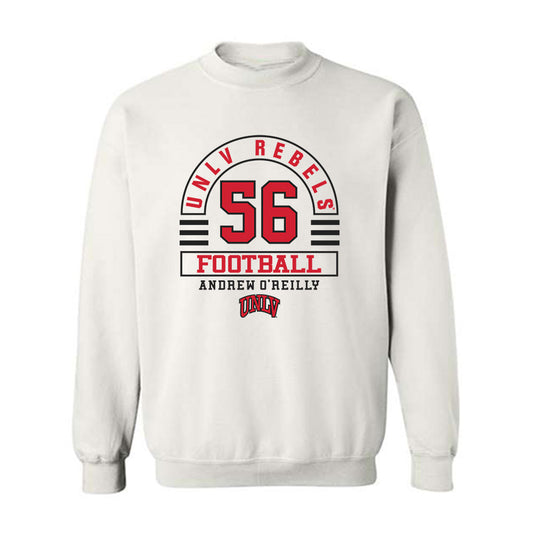 UNLV - NCAA Football : Andrew O'Reilly - Classic Fashion Shersey Crewneck Sweatshirt-0