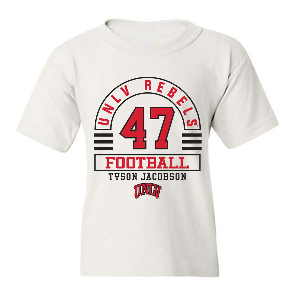 UNLV - NCAA Football : Tyson Jacobson - Classic Fashion Shersey Youth T-Shirt-0