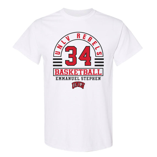 UNLV - NCAA Men's Basketball : Emmanuel Stephen - Classic Fashion Shersey T-Shirt-0