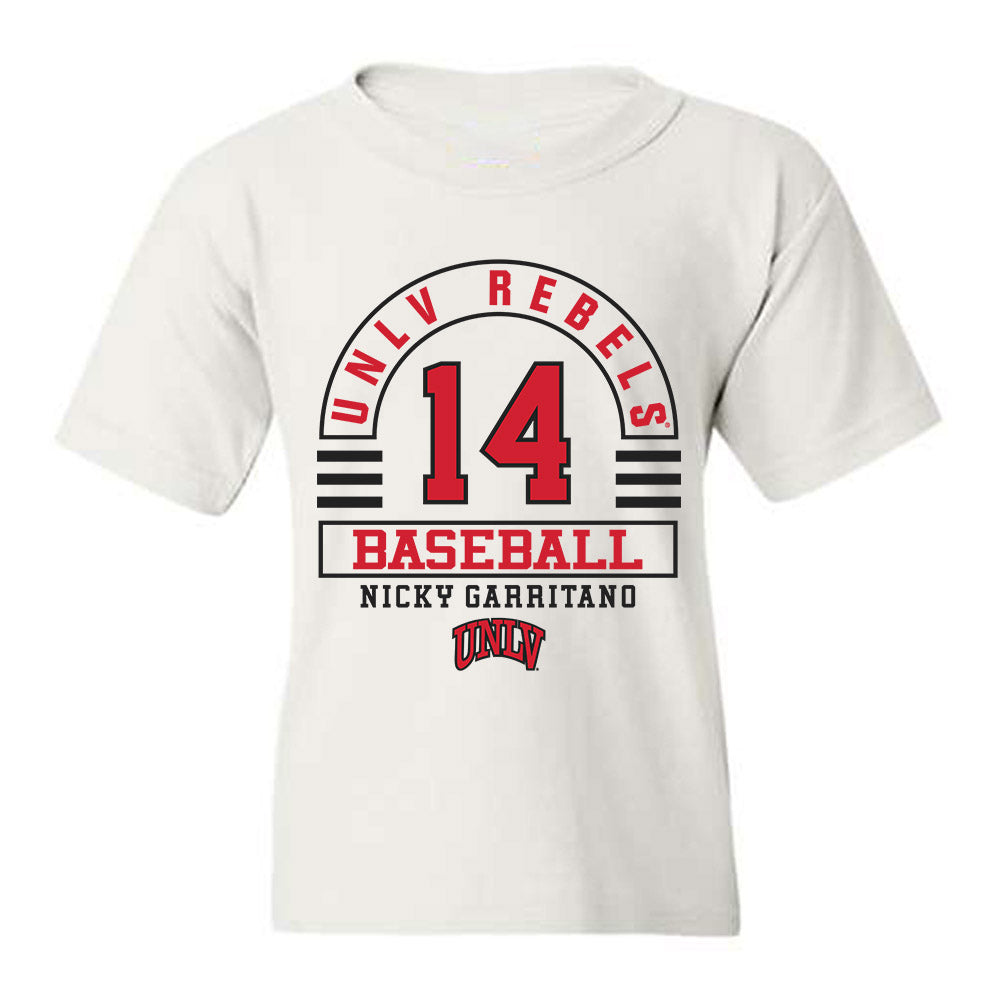 UNLV - NCAA Baseball : Nicky Garritano - Classic Fashion Shersey Youth T-Shirt-0