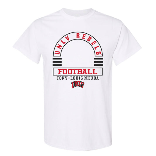 UNLV - NCAA Football : Tony-Louis Nkuba - Classic Fashion Shersey T-Shirt-0