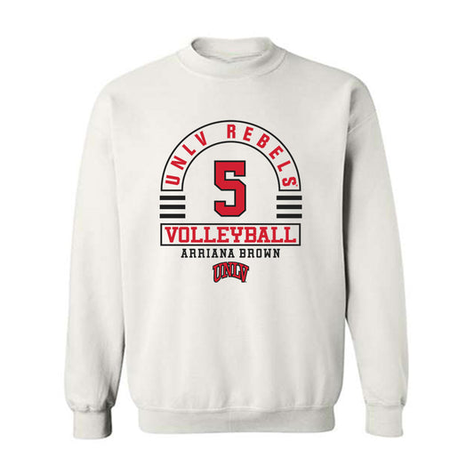 UNLV - NCAA Women's Volleyball : Arriana Brown - Classic Fashion Shersey Crewneck Sweatshirt-0