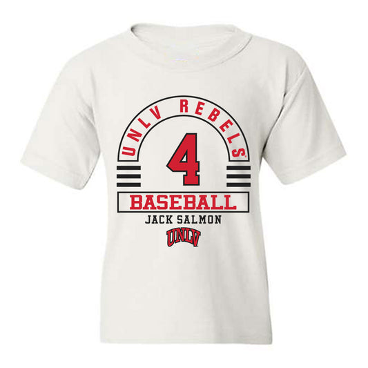 UNLV - NCAA Baseball : Jack Salmon - Classic Fashion Shersey Youth T-Shirt-0