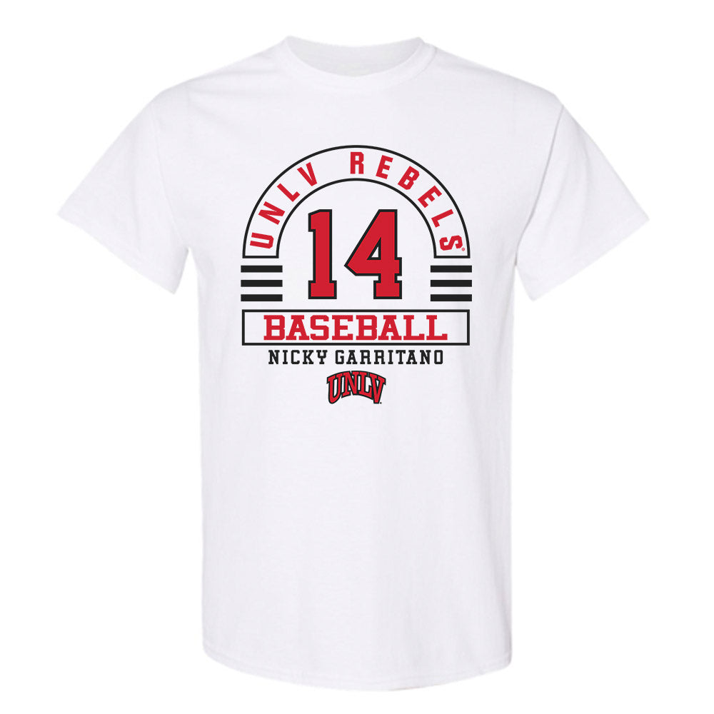UNLV - NCAA Baseball : Nicky Garritano - Classic Fashion Shersey T-Shirt-0