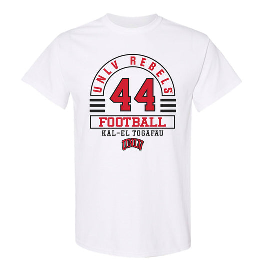 UNLV - NCAA Football : Kal-El Togafau - Classic Fashion Shersey T-Shirt-0