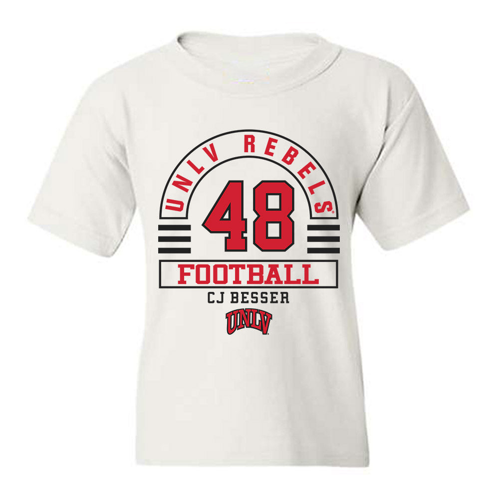 UNLV - NCAA Football : CJ BESSER - Classic Fashion Shersey Youth T-Shirt-0