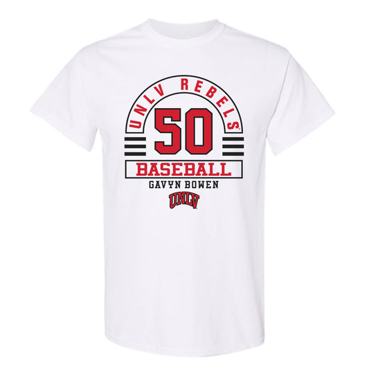 UNLV - NCAA Baseball : Gavyn Bowen - Classic Fashion Shersey T-Shirt-0