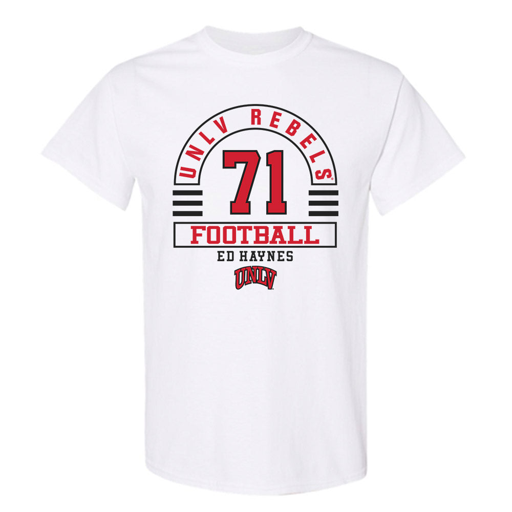 UNLV - NCAA Football : Ed Haynes - Classic Fashion Shersey T-Shirt-0