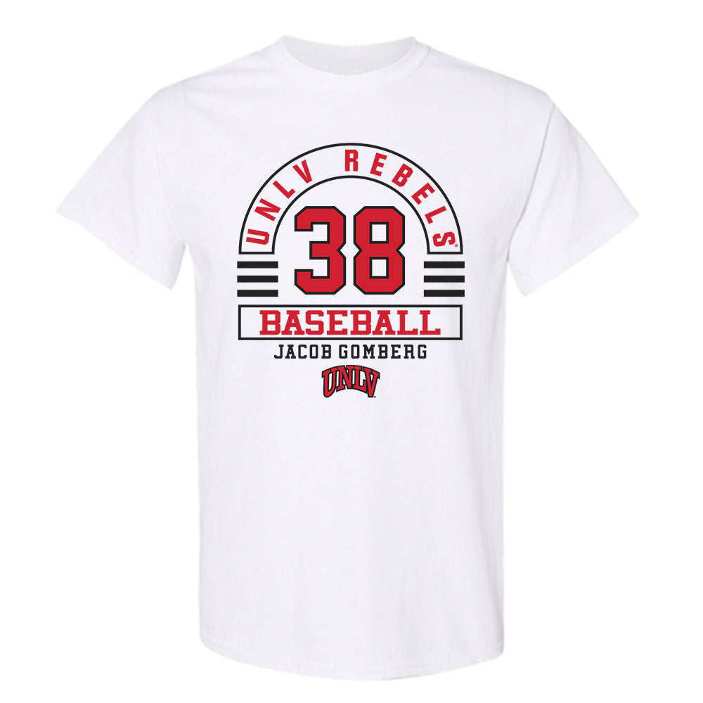 UNLV - NCAA Baseball : Jacob Gomberg - Classic Fashion Shersey T-Shirt-0