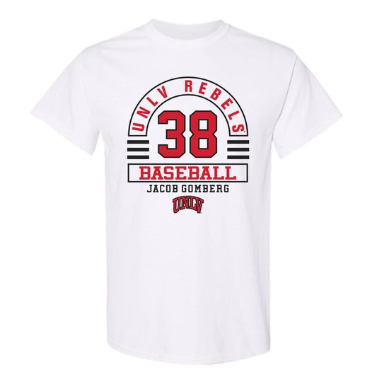 UNLV - NCAA Baseball : Jacob Gomberg - Classic Fashion Shersey T-Shirt-0