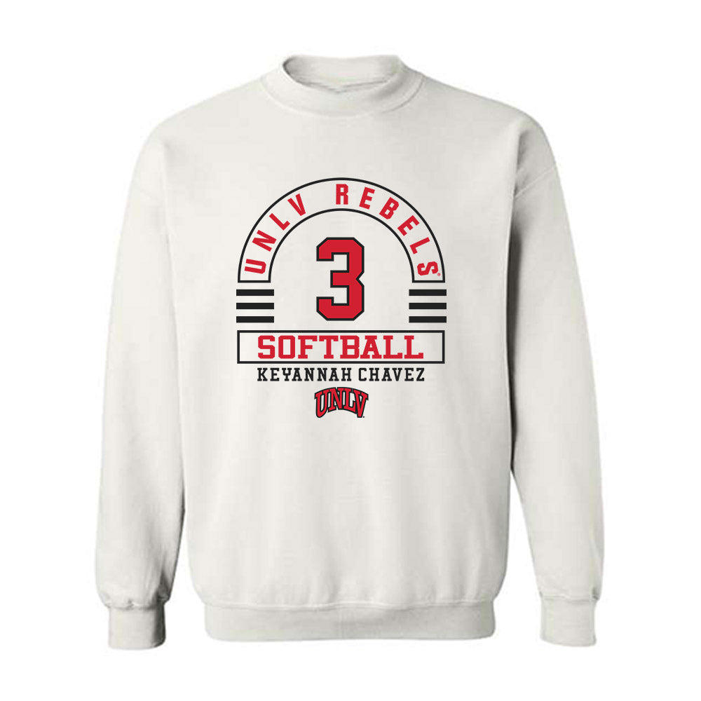 UNLV - NCAA Softball : Keyannah Chavez - Classic Fashion Shersey Crewneck Sweatshirt-0