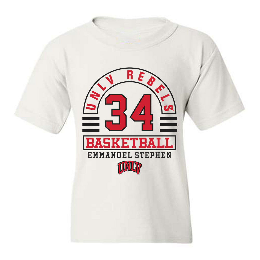 UNLV - NCAA Men's Basketball : Emmanuel Stephen - Classic Fashion Shersey Youth T-Shirt-0
