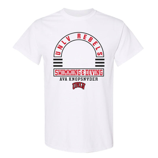 UNLV - NCAA Women's Swimming & Diving : Ava Knopsnyder - Classic Fashion Shersey T-Shirt-0