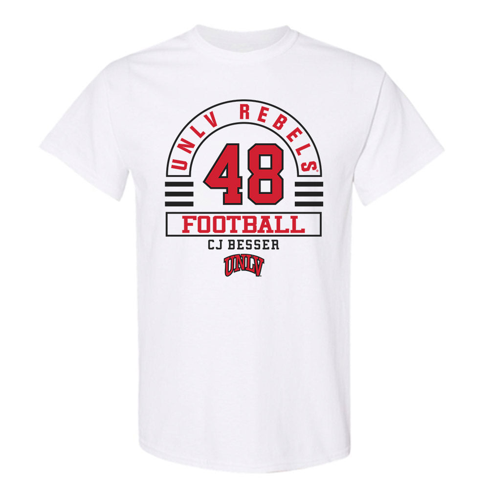 UNLV - NCAA Football : CJ BESSER - Classic Fashion Shersey T-Shirt-0