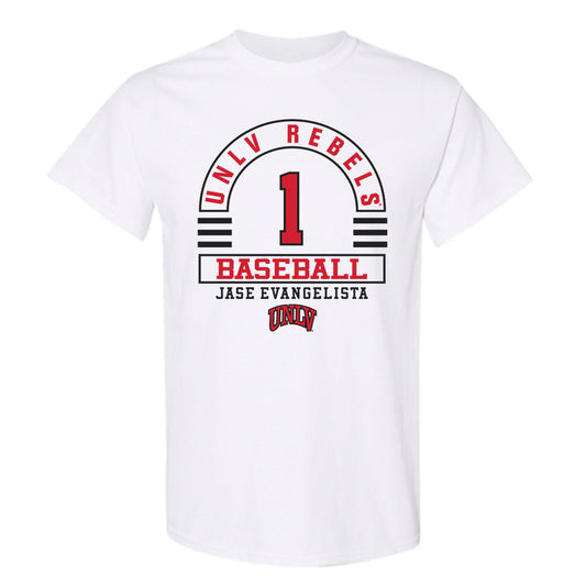 UNLV - NCAA Baseball : Jase Evangelista - Classic Fashion Shersey T-Shirt-0