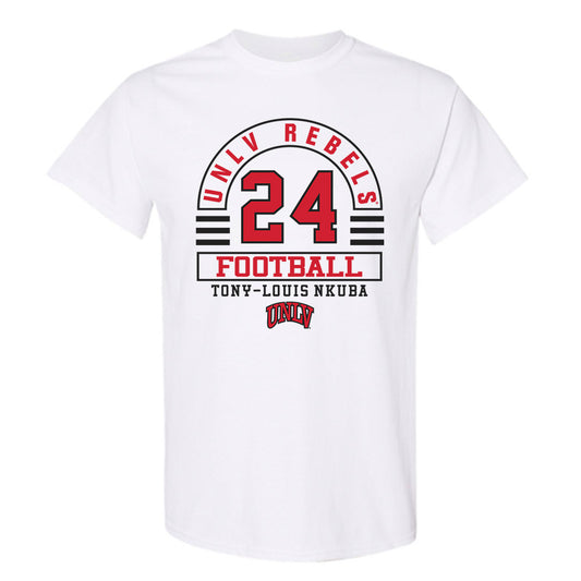 UNLV - NCAA Football : Tony-Louis Nkuba - Classic Fashion Shersey T-Shirt-0