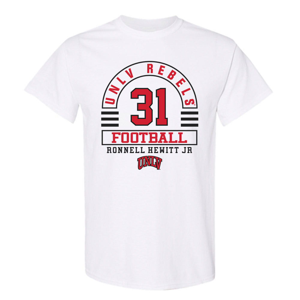UNLV - NCAA Football : Ronnell Hewitt Jr - Classic Fashion Shersey T-Shirt-0