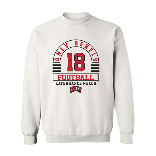 UNLV - NCAA Football : Laterrance Welch - Classic Fashion Shersey Crewneck Sweatshirt-0