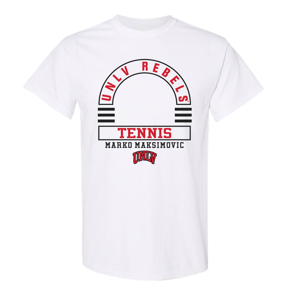 UNLV - NCAA Men's Tennis : Marko Maksimovic - Classic Fashion Shersey T-Shirt-0