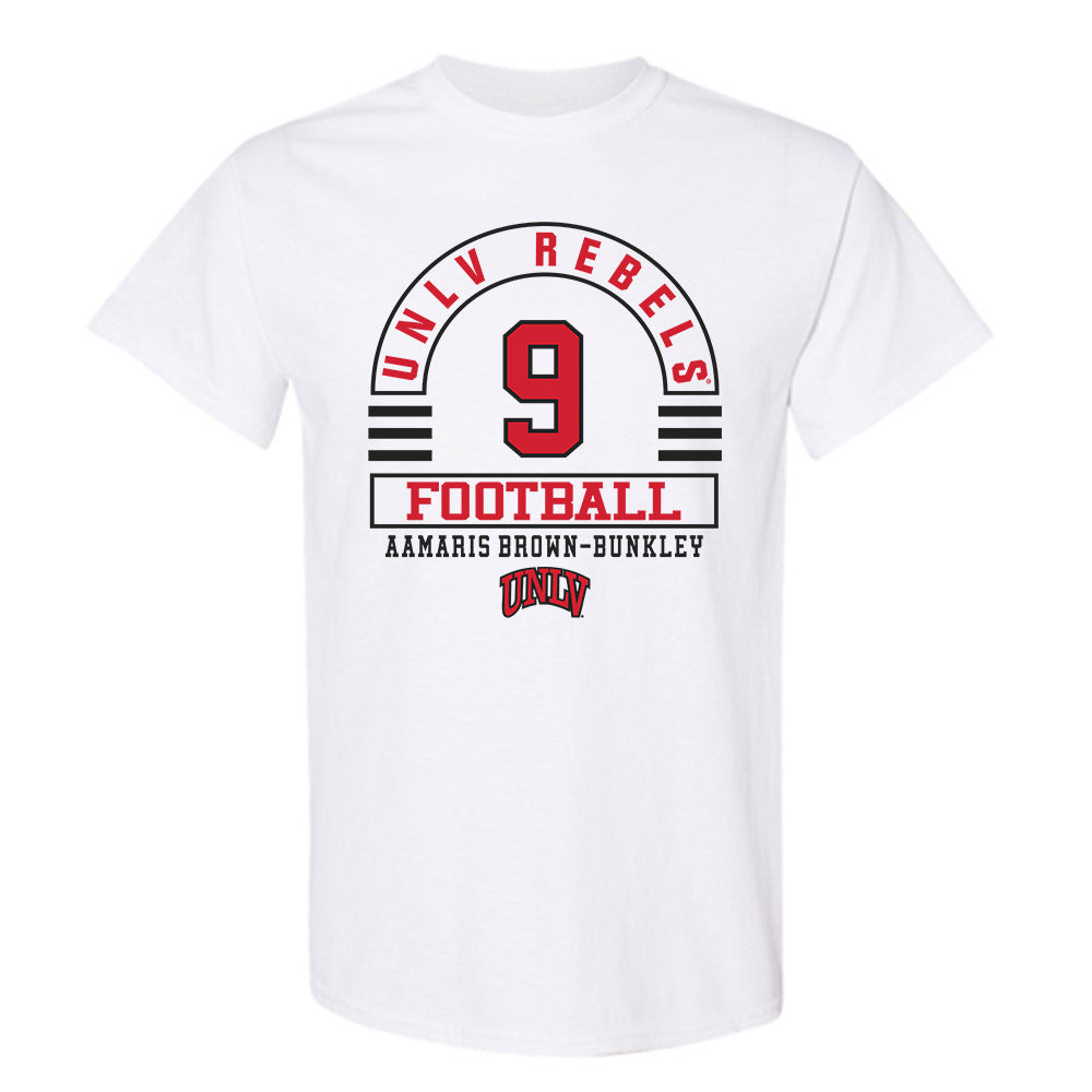 UNLV - NCAA Football : Aamaris Brown-Bunkley - Classic Fashion Shersey T-Shirt-0