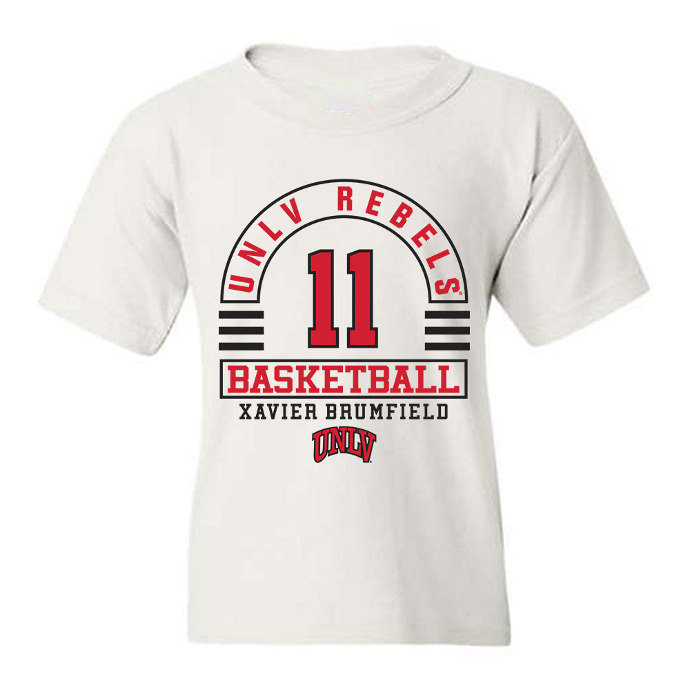 UNLV - NCAA Men's Basketball : Xavier Brumfield - Classic Fashion Shersey Youth T-Shirt-0