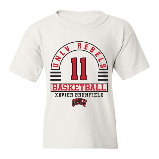 UNLV - NCAA Men's Basketball : Xavier Brumfield - Classic Fashion Shersey Youth T-Shirt-0