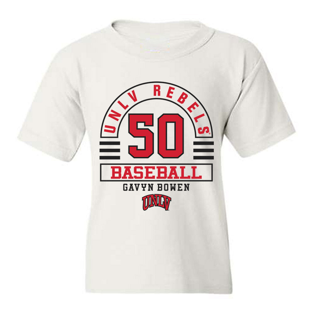 UNLV - NCAA Baseball : Gavyn Bowen - Classic Fashion Shersey Youth T-Shirt-0