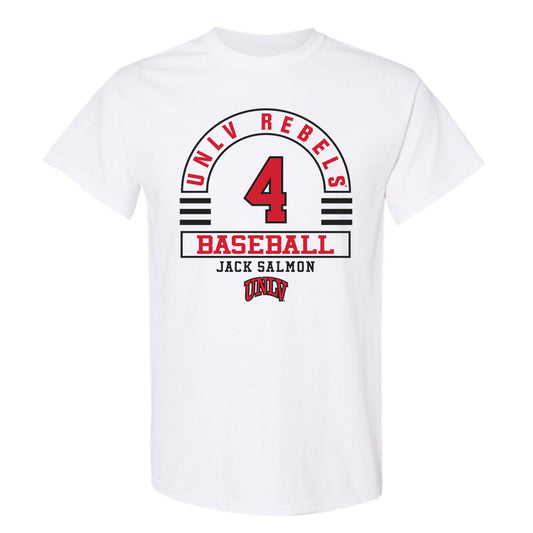 UNLV - NCAA Baseball : Jack Salmon - Classic Fashion Shersey T-Shirt-0