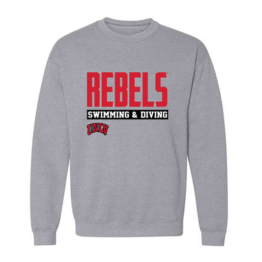 UNLV - NCAA Men's Swimming & Diving : Tatsuki Inoue - Classic Fashion Shersey Crewneck Sweatshirt-0