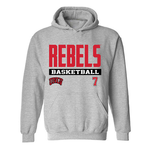 UNLV - NCAA Men's Basketball : Al Green - Classic Fashion Shersey Hooded Sweatshirt-0