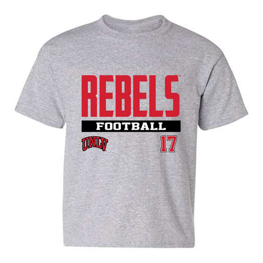 UNLV - NCAA Football : Zavien Abercrombie-Brown - Classic Fashion Shersey Youth T-Shirt-0